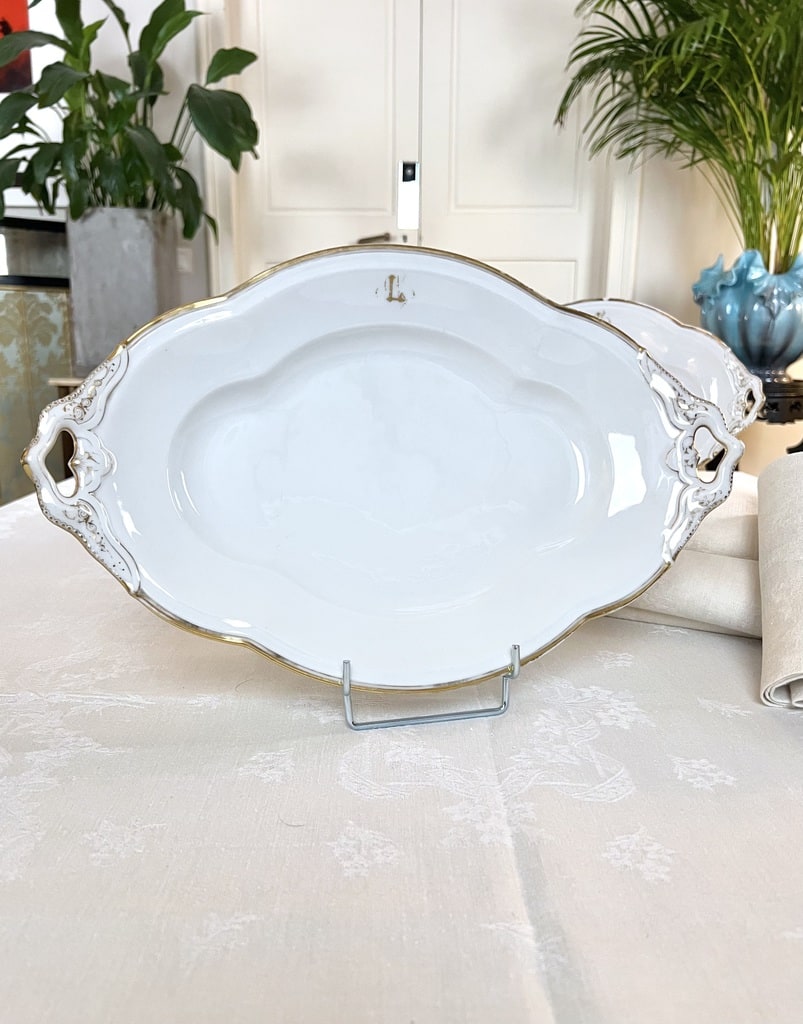 plat-de-service-porcelaine-blanche-limoges-jean-pouyat-service-de-table-francais-brocante-antiquaire