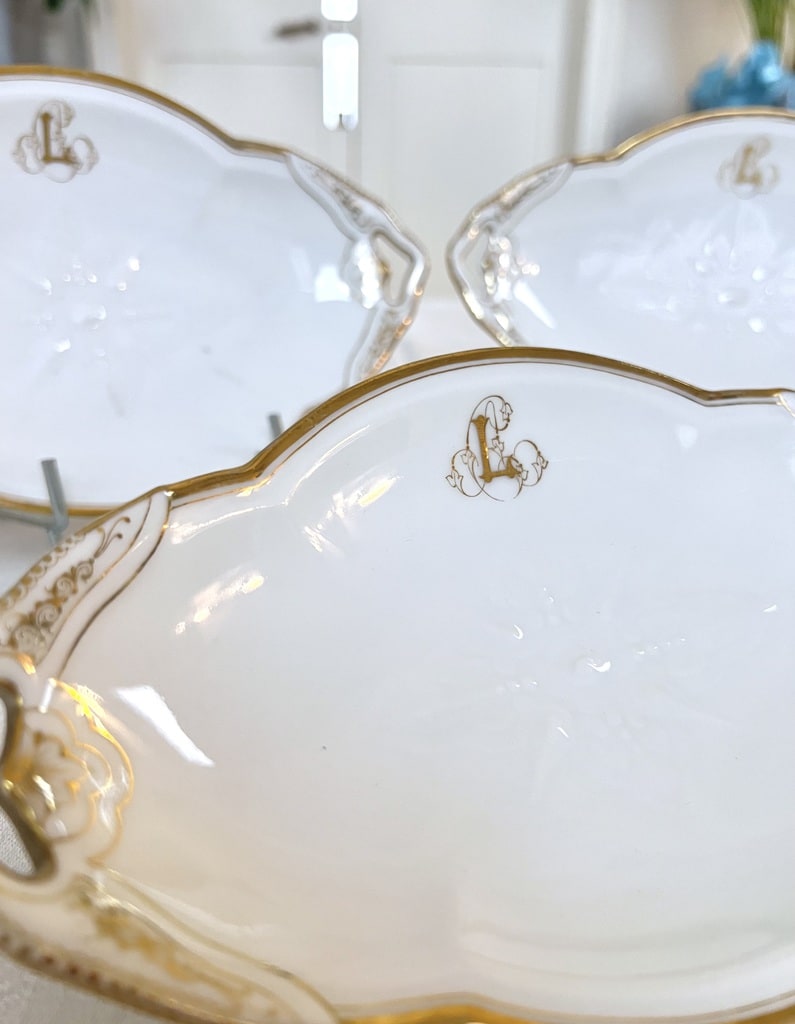 raviers-plats-coupes-porcelaine-limoges-jean-pouyat-service-de-table-style-classique-19e-siecle-antiquaire-brocante