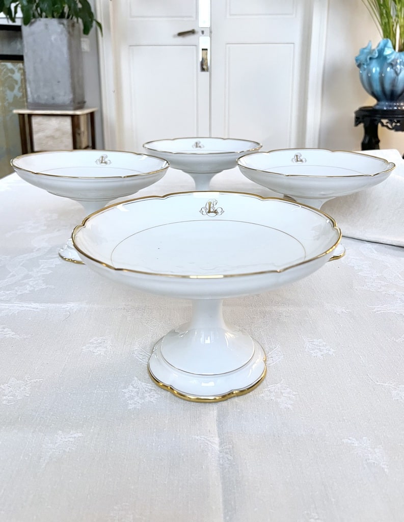 compotier-coupes-de-service-porcelaine-blanche-ancienne-limoges-jean-pouyat-antiquaire-brocante-art-de-la-table