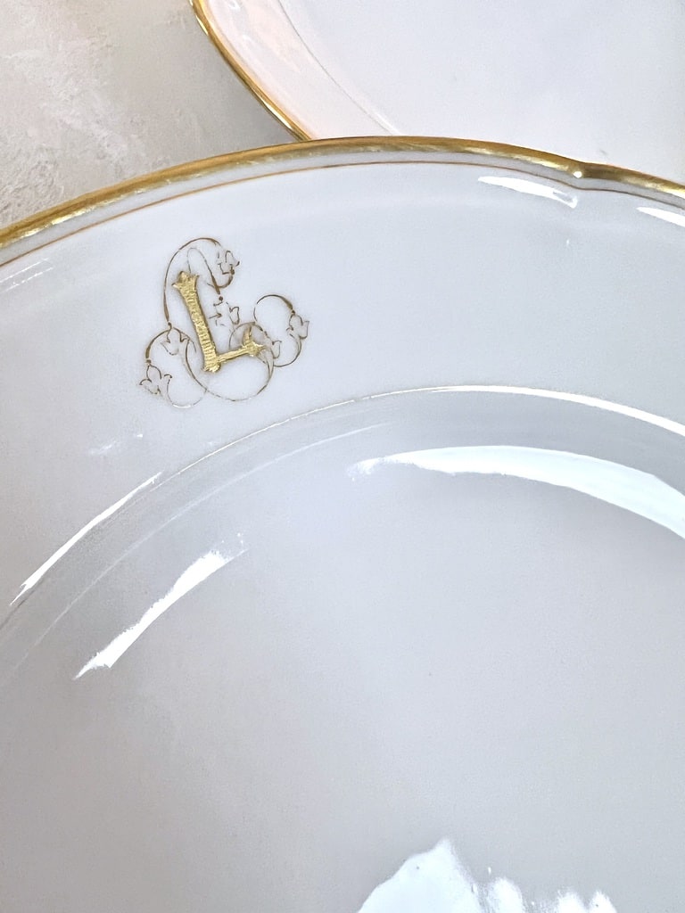 porcelaine-vieux-paris-plat-de-service-monogrammes-or-fin-vaisselle-francaise-classique-brocante-antiquites