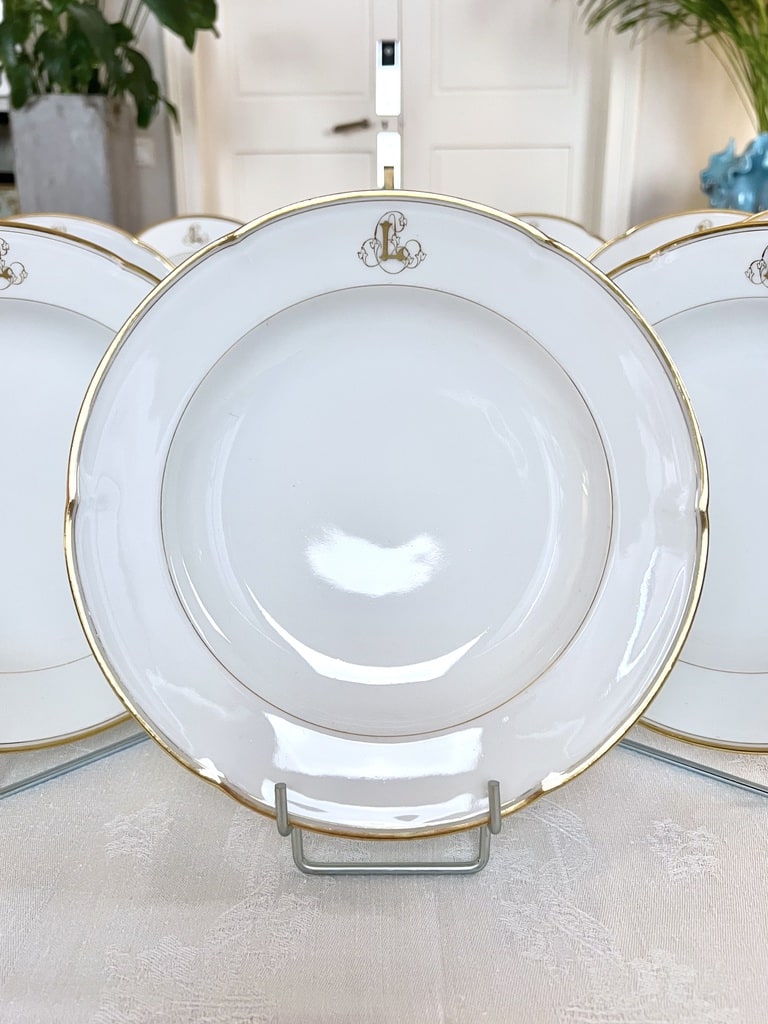 assiettes-creuses-porcelaine-de-limoges-jean-pouyat-style-vieux-paris-brocante-antiquaire-service-de-table