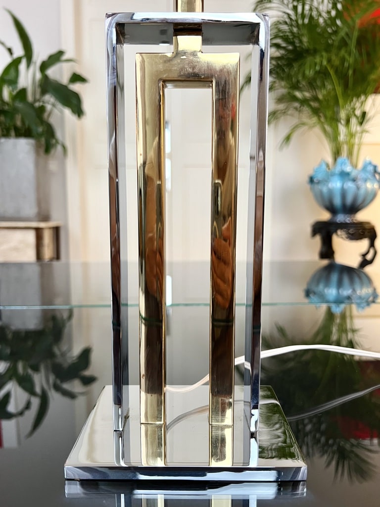 pied-de-lampe-vintage-en-metal-chrome-et-vernis-dore-lampe-moderne-20-siecle-brocante-design-luminaire-vintage
