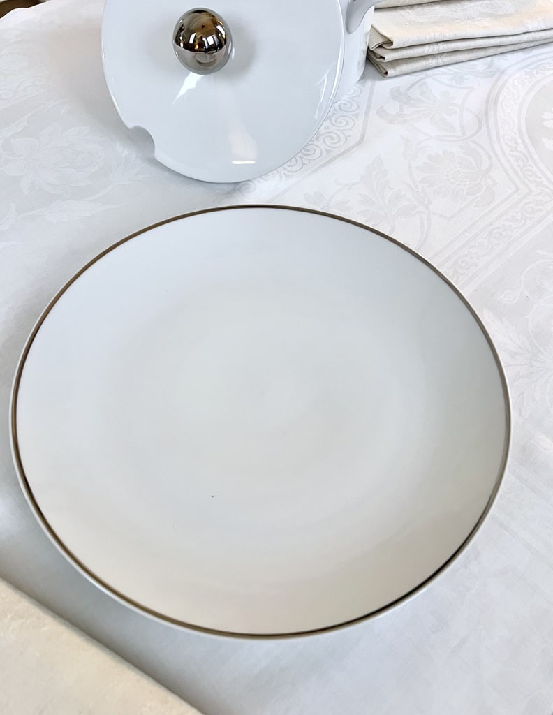 plat-de-service-ancien-porcelaine-blanche-filet-platine-brocante-art-de-la-table-1970-antiquaire