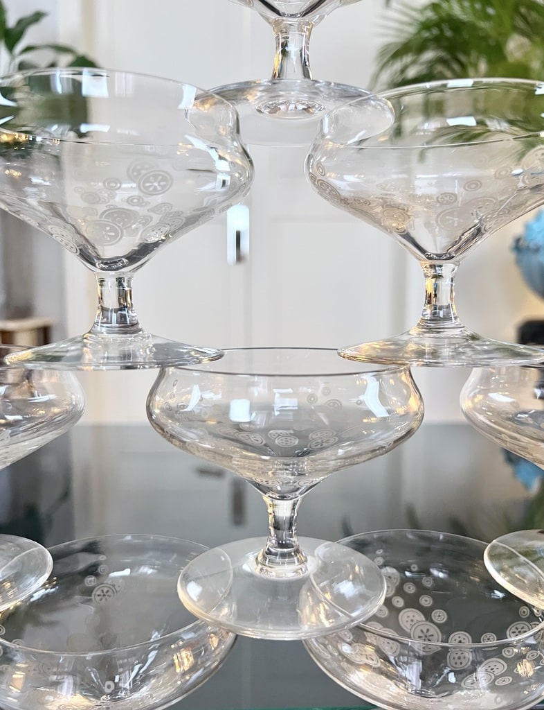 service-verres-cristal-coupe-champagne-art-deco-1930-art-de-la-table-brocante-antiquites