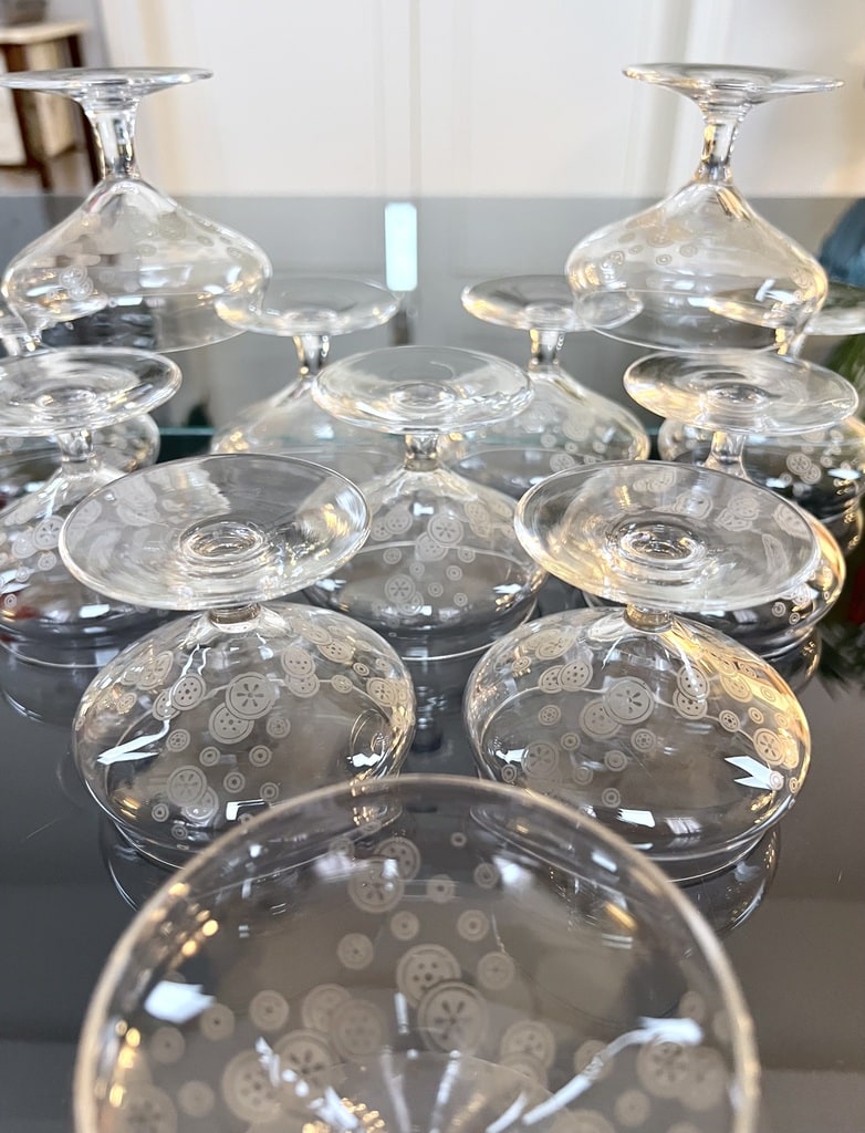 verrerie-cristal-coupes-flutes-a-champagne-art-deco-style-moderne-1930-vaisselle-ancienne-brocante-antiquaire