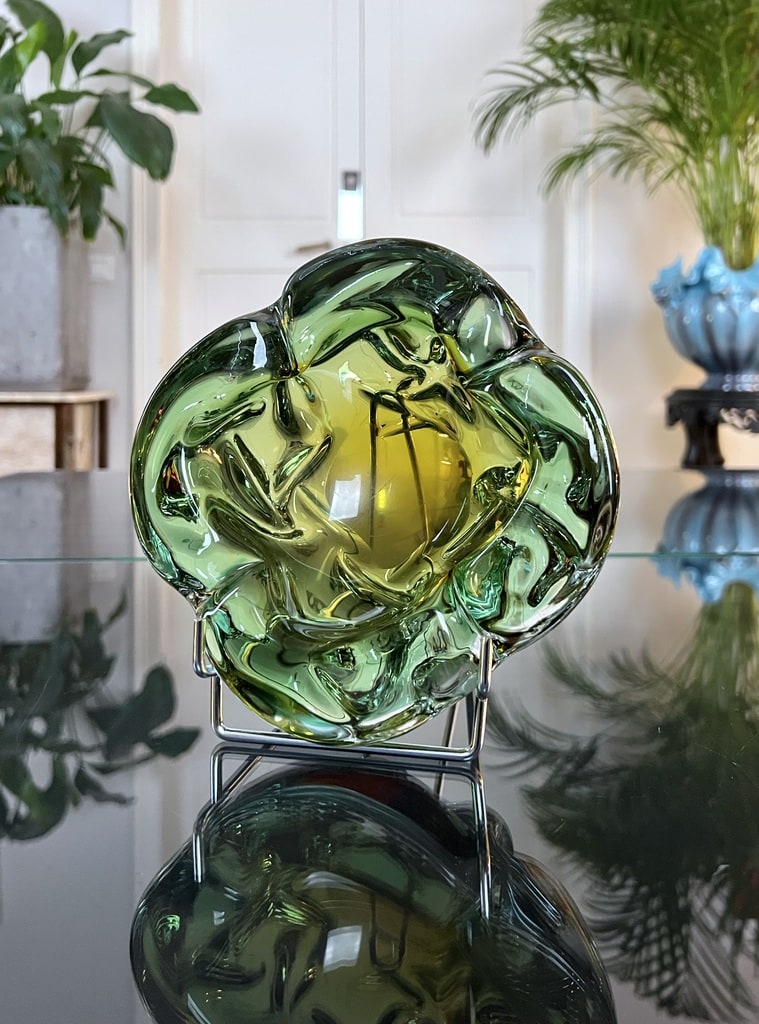 vide-poche-cristal-murano-cendrier-vintage-objet-deco-anciens-antiquaire-brocante