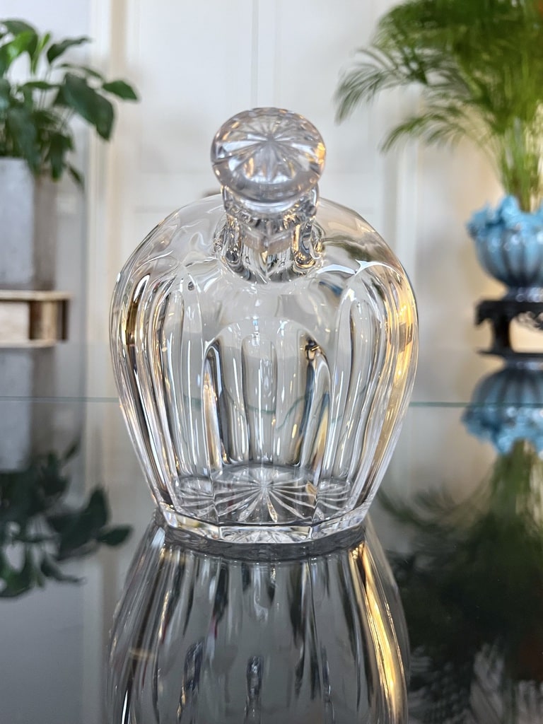 carafe-ancienne-cristal-saint-louis-france-bouteille-spriritueux-art-de-la-table-antiquaire-brocante