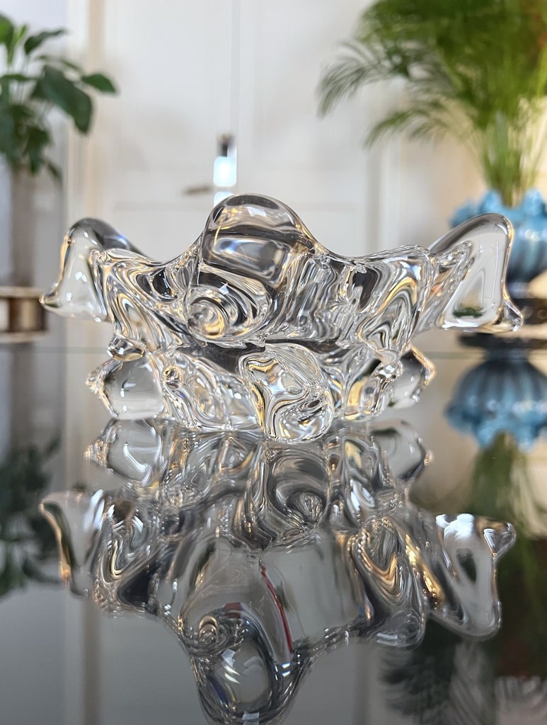vide-poche-cendrier-cristal-souffle-objets-decoration-vintage-20e-siecle-brocante-antiquaire