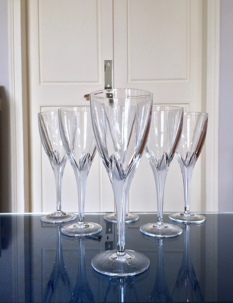 Service de verres en cristal J.D Durand