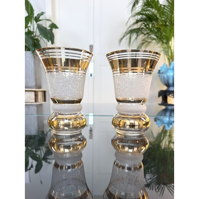 paire-de-vases-vintage-verre-granite-or-fin-1960-decoration-brocante-antiquites