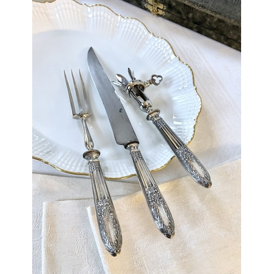 couverts-gigot-decoupe-argent-fourre-poincon-minerve-1er-titre-vaisselle-ancienne-antiquaire-brocante