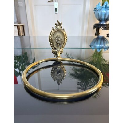 porte-serviette-vintage-en-laiton-style-classique-rocaille-decoration-salle-de-bain-douche-brocante-antiquites-20e-siecle