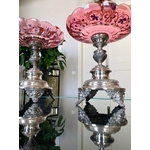 coupes-cristal-emaille-metal-argente