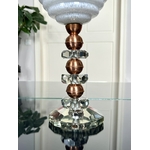 lampe-en-cristal-et-cuivre-luminaire-moderne-20-siecle-antiquaire-brocante-vintage