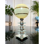 lampe-a-poser-art-deco-moderniste-design-vintage-globe-granite-vert-et-or-antquites-brocante-en-ligne