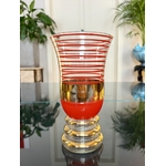 vase-vintage-decor-rouge-dore-or-deco-retro-antiquites-brocante-en-ligne