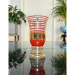 vase-vintage-verre-rouge-dore-decoration-antiquites-brocante-en-ligne