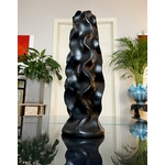 sculpture-contemporaine-vase-decoratif-couleur-noire-boutique-en-ligne-deco