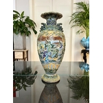 vase-japonais-ancien-satsuma-multicolore-20e-siecle-technique-moriage-antiquites-brocante-en-ligne