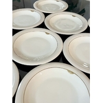 assiettes-plates-porcelaine-vaisselle-ancienne-art-deco-1930-style-monogrammes-or-fin-antiquites-brocante