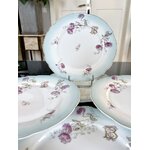assiettes-porcelaine-monogrammes-service-de-table-19e-siecle-antiquaire-en-ligne