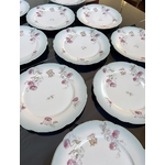 service-assiettes-plates-porcelaine-monogrammes-or-fin-19e-siecle-vaisselle-art-de-la-table-brocante-antiquaire