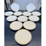 service-dessert-entremets-assiettes-porcelaine-blanche-filet-or-19e-siecle-antiquaire-brocante