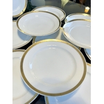 service-assiettes-louis-philippe-porcelaine-blanche-marli-ruban-or-vaisselle-19e-siecle-antiquaire-brocante-en-ligne