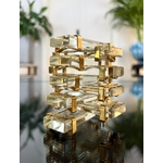 porte-couteaux-cristal-laiton-couverts-anciens-accessoire-de-table-vintage-brocante