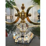 lampe-en-cristal-taille-et-laiton-transparent-dore-abat-jour-texitle-luminaire-art-deco-antiquaire-brocante