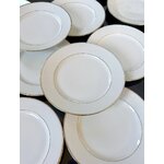 service-ancien-assiettes-dessert-porcelaine-limoges-blanc-or-vaisselle-style-classique-brocante-en-ligne