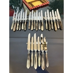 service-couteaux-anciens-24-piece-avec-coffret-de-rangement-corne-bovine-metal-argente-lame-inox-vaisselle-argenterie-antiquaire