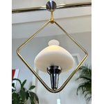 lustre-vintage-suspension-en-metal-dore-opaline-blanche-design-moderne-50-60-brocante-en-ligne