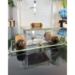 boite-a-biscuits-art-deco-verre-biseaute-et-bois-art-de-la-table-vaisselle-vintage-brocante-antiquites