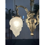 tulipe-verre-depoli-luminaire-ancien-lustre-bronze-19e-siecle-brocante