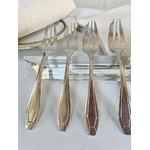 fourchettes-gateau-metal-argente-couverts-art-deco-vaisselle-ancienne
