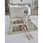 menagere-ancienne-couverts-poisson-metal-argente-coffret-antiquites-brocante
