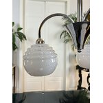 lustre-vintage-metal-chrome-globes-clichy-boutique-luminaire-brocante