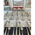 menagere-metal-argente-coffret-couverts-anciens-art-de-la-table-vintage-brocante-antiquites