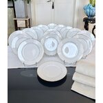 service-ancien-assiettes-dessert-porcelaine-de-limoges-vaisselle-blanche-filets-or-fin-brocante-vaisselle-vintage