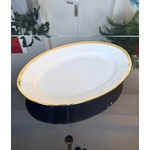 plat-de-service-en-porcelaine-francaise-pillivuyt-decor-filet-or-fin-piece-de-forme-vaisselle-brocante-antiquites