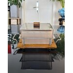 boite-a-biscuits-art-deco-plateau-bois-verre-depoli-couvercle-metal-deco-cuisine-vintage-brocante-en-ligne