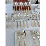 service-couverts-entremets-christofle-fourchette-cuillere-dessert-alfenide-vaisselle-art-deco-antiquaire-brocante