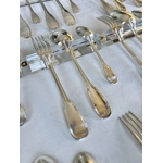 couverts anciens metal argente vaisselle art deco fourchettes cuilleres art de la table antiquaire brocante