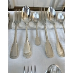 fourchettes-cuillere-potage-dessert-metal-argente-epoque-art-deco-vaisselle-vintage-brocante-antiquaire