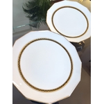 paire-plats-de-service-dessert-porcelaine-ancienne-style-art-deco-vaisselle-blanche-moderne-art-de-la-table-antiquaire