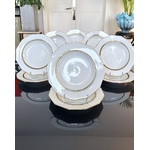 service-assiettes-creuses-porcelaine-blanche-limoges-lanternier-decor-or-fin-art-de-la-table-antiquaire-brocante-vintage