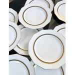vice-de-table-ancien-art-deco-porcelaine-limoges-vaisselle-blanche-et-or-brocante-antiquites-vintage