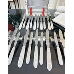 coffret-couteaux-vintage-lame-inox-manche-nacre-brocante-antiquites-art-de-la-table-vaisselle-ancienne