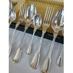 couverts-anciens-art-deco-metal-argente-coffret-37-pieces-louche-de-service-vaisselle-antiquaire-brocante